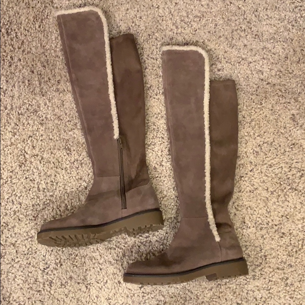 Tan Sole Society Over-the-Knee Boots